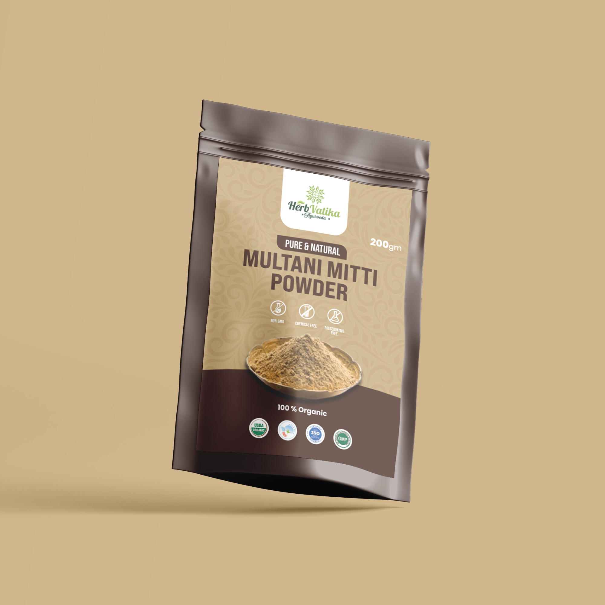 multani, mitti, powder, natural, organic